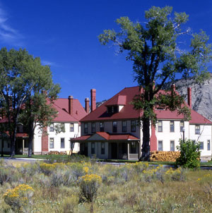 Fort Yellowstone Officer's Quarters. NPS Photo