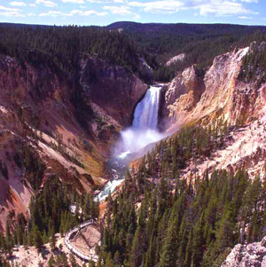 Red Rock Point in Grand Canyon of the the Yellowstone, photo by NPS.gov.