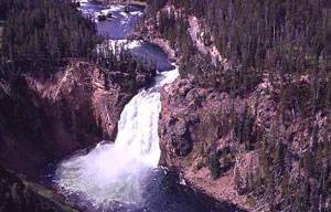 View of Upper Falls from across the Canyon, photo by NPS.gov.