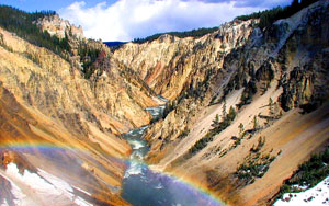 Yellowstone River in the Grand Canyon of the Yellowstone, below Lower Falls, photo by S.R. Brantley, USGS.gov