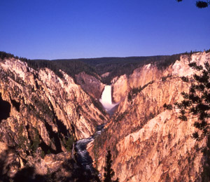 The Grand Canyon of the Yellowstone, Lower Falls from Artist Point, John Barnett 1969